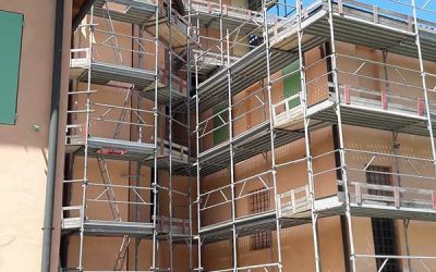 Mensole metalliche per impalcature